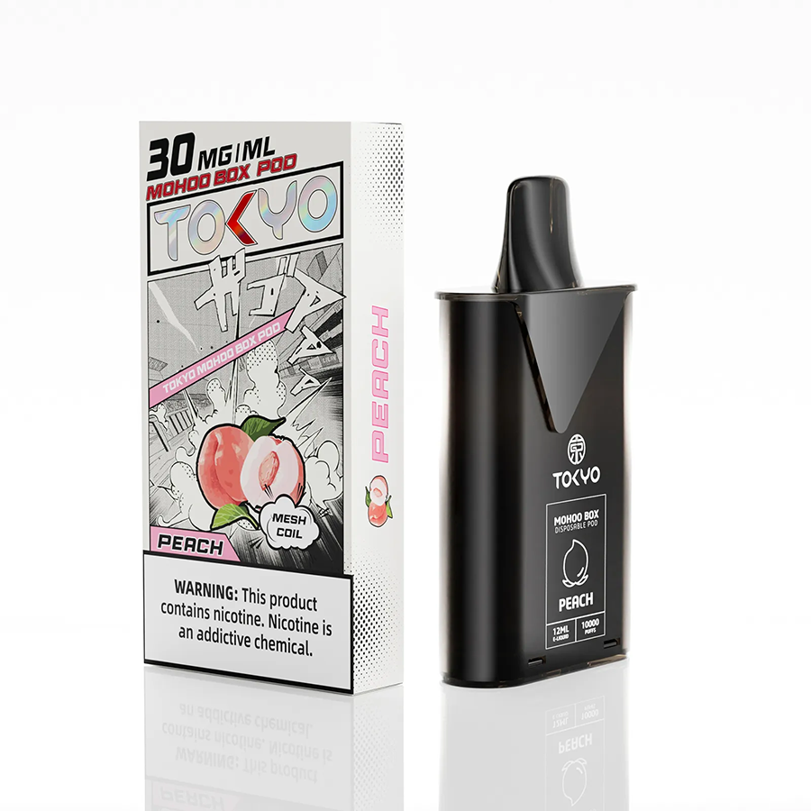 水蜜桃味東京魔盒電子煙煙彈 - 溫柔綻放的夏日果香:圖片 2